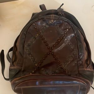 Campomagi Leather studded backpack